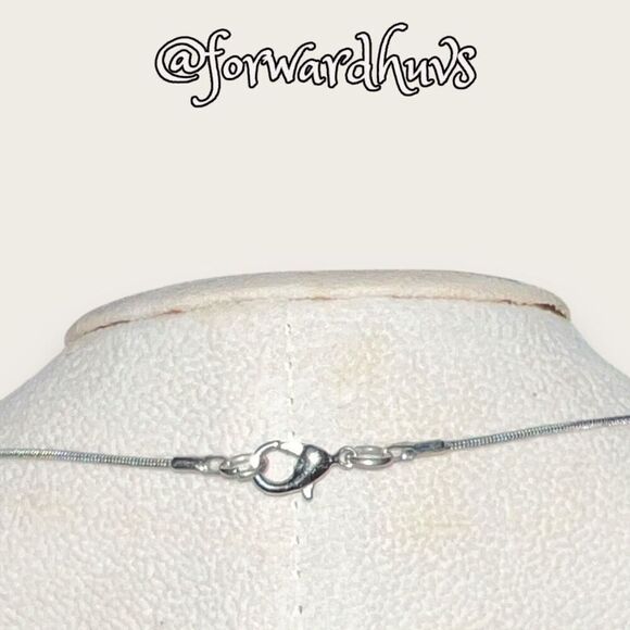 Bundle Sale 3 for $15 | Rhinestone Silver Tone Cheerleader Necklace - Picture 5 of 8